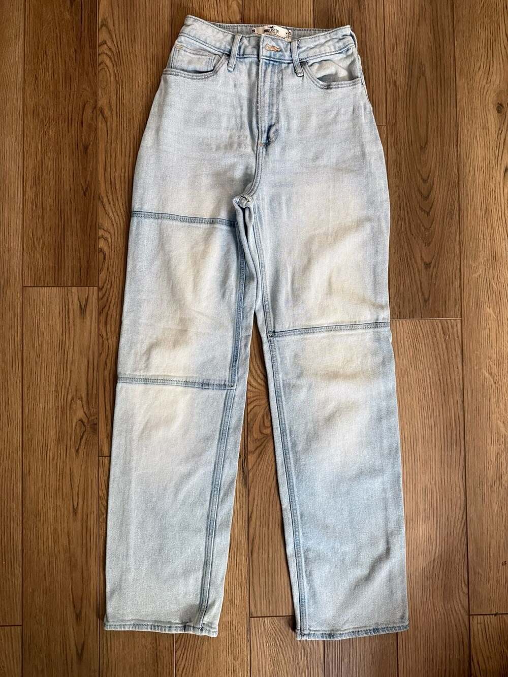 Hollister Curvy Ultra High-Rise Dad Jeans Light Wash Size 1R
